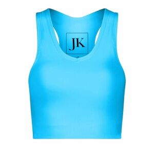 JadyK. Lyra All Purpose Pocket Brami Tank Top. Blue Blossom.